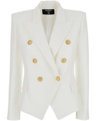 Balmain - Double-Breasted Jacket - Lyst