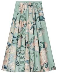Givenchy - Long Circular Skirt - Lyst
