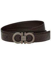 Ferragamo - Reversible And Adjustable Gancini Belt - Lyst
