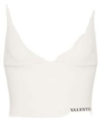 Valentino - Sleeveless Cropped Top - Lyst