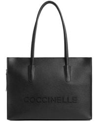 Coccinelle - Medium Myrtha26 Logo-Detail Tote Bag - Lyst