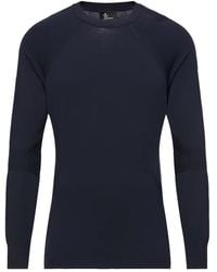Moncler - Grenoble Ribbed Crew Neck Knitted Sweater - Lyst