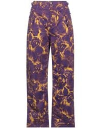 Burberry - Straight-Leg Casual Trousers - Lyst