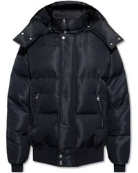 McQueen - Zipped Hooded Puffer Jacket - Lyst