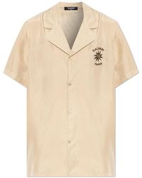 Balmain - Embroidered Camp-Collar Shirt - Lyst