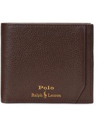 Polo Ralph Lauren - Grain-Textured Bi-Fold Wallet - Lyst