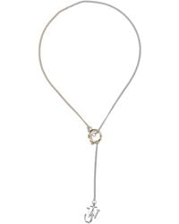 JW Anderson - Jw Anderson Anchor Pendant Chain Necklace - Lyst