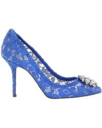 Dolce & Gabbana - Taormina Lace Embellished Pumps - Lyst
