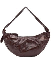 Lemaire - Knot Detailed Large Croissant Shoulder Bag - Lyst