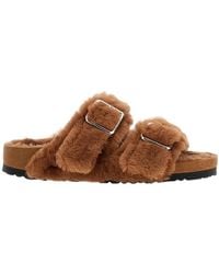 Birkenstock - 1774 Arizona Shearling Sandals - Lyst
