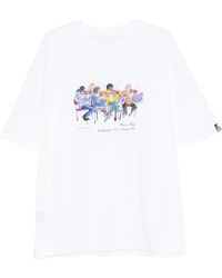 Martine Rose - Graphic Print Crewneck T-Shirt - Lyst