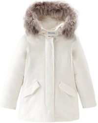 Woolrich - Logo Parker Down Jacket - Lyst