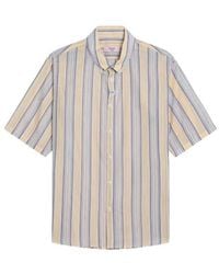 Martine Rose - Striped Short-Sleeve Shirt - Lyst