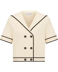 Dior - Short-Sleeved Jacket With Sailor Collar - Lyst