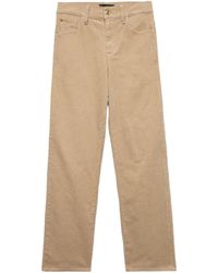 7 For All Mankind - Corduroy Straight-Leg Pants - Lyst