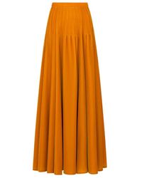 Dior - Long Flared Skirt - Lyst