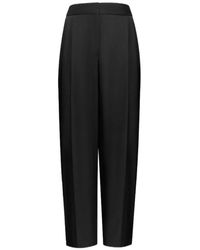 Alaïa - Technical Taffeta Tailored Pants - Lyst