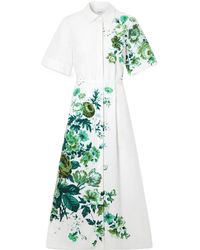 Erdem - Printed Shirt Dress - Lyst