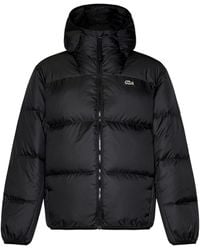 Lacoste - Hooded Puffer Jacket - Lyst