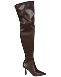 Michael Kors - Pointed-Toe Knee-High Boots - Lyst