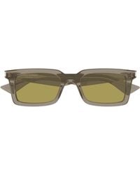 Saint Laurent - Eyewear Rectangular Frame Sunglasses - Lyst