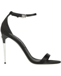 Dolce & Gabbana - Solid Color Sandals - Lyst