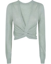 Twinset - Solid-Color Double-Knit Top - Lyst