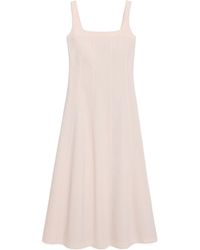 Theory - Seamed Square Neck Dress - Lyst