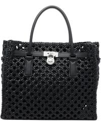 MICHAEL Michael Kors - Hamilton Moderne Large Hand-Woven Satchel Bag - Lyst