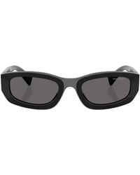Miu Miu - Eyewear Rectangular Frame Sunglasses - Lyst