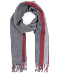 Bally - Wool Logo Detail Scarf - Lyst