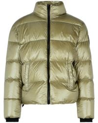 Moose Knuckles - Logo Patch Zip-Up Puffer Jacket - Lyst
