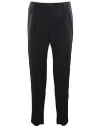 Dolce & Gabbana - Mid Rise Pinstripe Tailored Trousers - Lyst