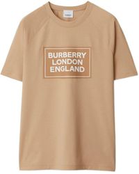 Burberry - Item O-Neck Short-Sleeved T-Shirt - Lyst