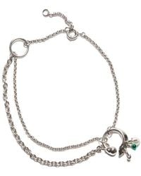 Acne Studios - Charm-Detail Multi-Chain Necklace - Lyst