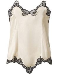 Isabel Marant - Amael Lace-Trimmed Satin Camisole - Lyst