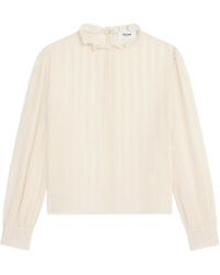 Celine - Cropped Blouse - Lyst