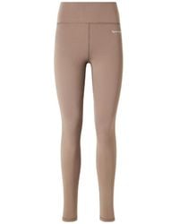 Sporty & Rich - Logo-Print Stretch-Jersey High-Rise Leggings - Lyst