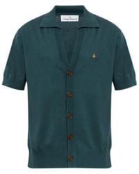 Vivienne Westwood - Short-Sleeved Knit Cardigan - Lyst