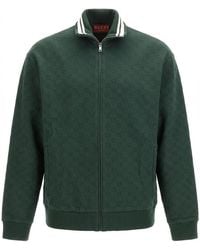 Gucci - Gg Technical Jersey Zip Jacket, Size S, Ready-To-Wear - Lyst