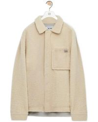 Loewe - Shearling Overshirt - Lyst