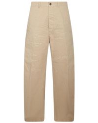 DSquared² - Distressed Straight-Leg Pants - Lyst