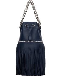J&m Davidson - Carnival Fringed Studded Bucket Bag - Lyst