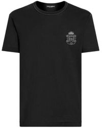 Dolce & Gabbana - Heraldic Patch Short-Sleeved T-Shirt - Lyst