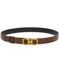 Ferragamo - Double-Sided Gancini Belt - Lyst