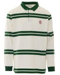 Drole de Monsieur - Drôle De Monsieur D Mirror Striped Polo Shirt - Lyst
