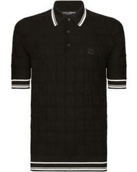 Dolce & Gabbana - Logo-Embroidered Polo Shirt - Lyst