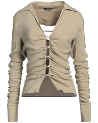 Jacquemus - Solid Color Satin Long-Sleeve Shirt - Lyst