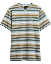 Barbour - Striped T-Shirt - Lyst