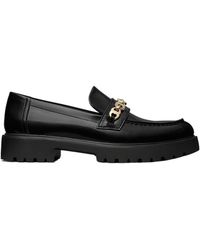 Tory Burch - Pavé Gemini-Link Lug Loafers - Lyst